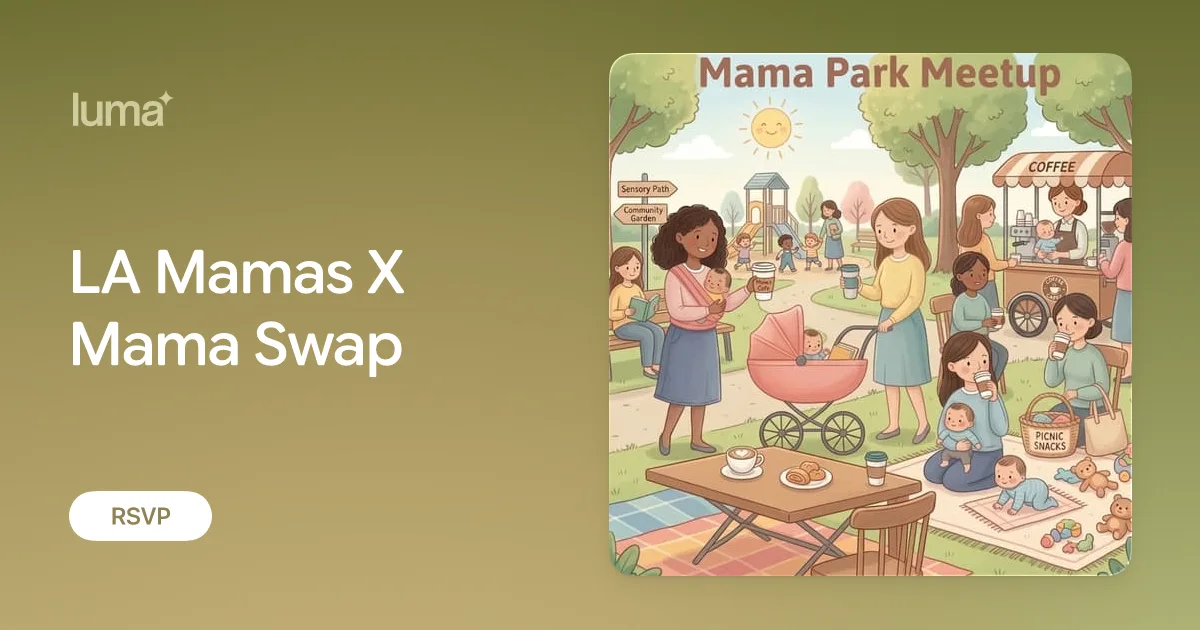 Event artwork for LA Mamas X Mama Swap
